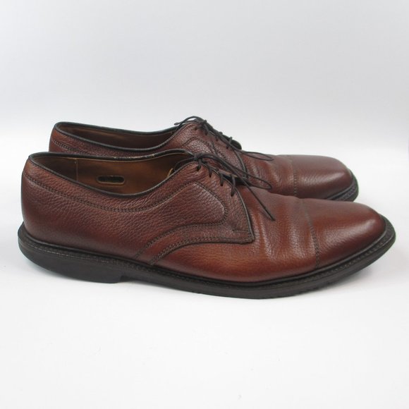 Allen Edmonds  Becker Brown Leather Oxford Shoes main image 8